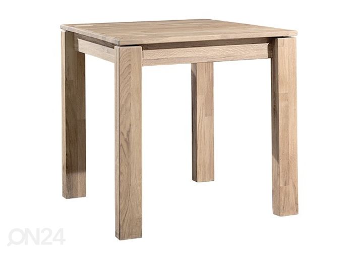 Tammepuidust söögilaud Provence 4 80x80 cm suurendatud