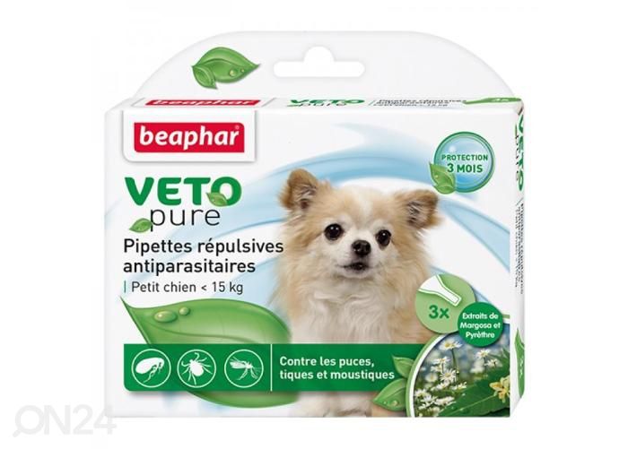 Täpilahus Beaphar Veto SpotOn Dogs <15 kg N3 suurendatud