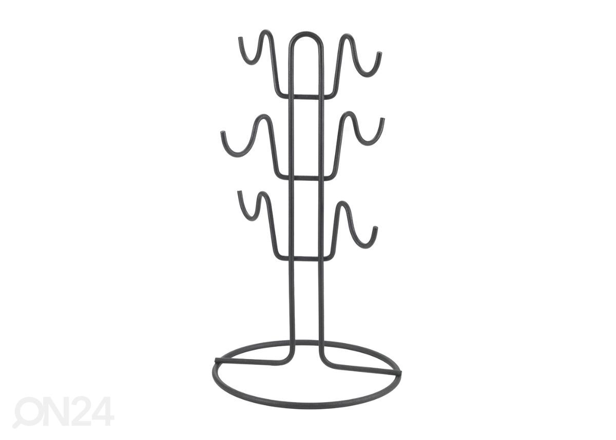Tasside hoidja Mug-Tree 6, must suurendatud