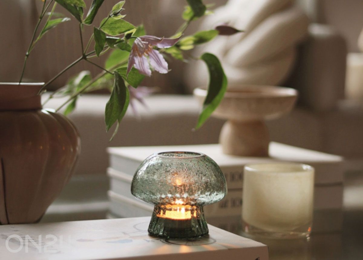 Teeküünlahoidja Fungo 12, roheline suurendatud