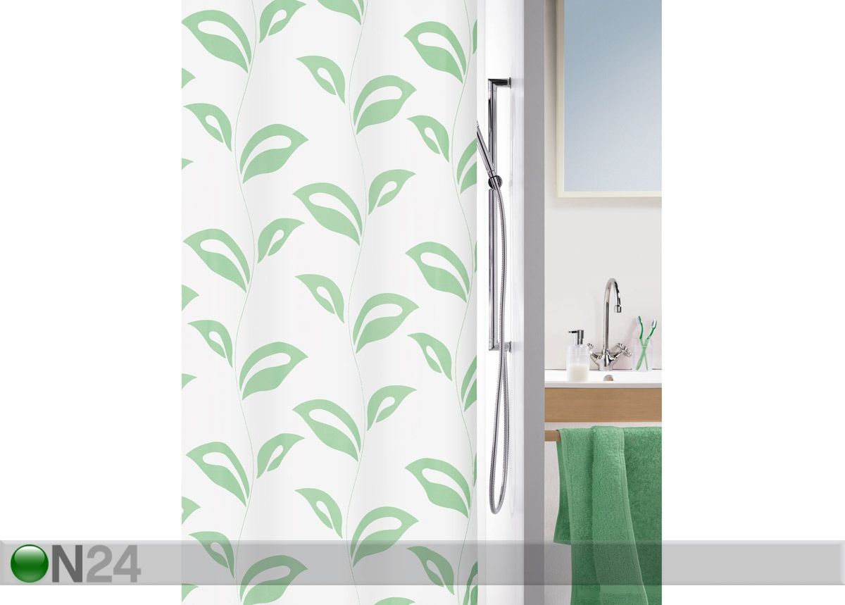 Tekstiilist vannikardin Charme 180x200 cm suurendatud