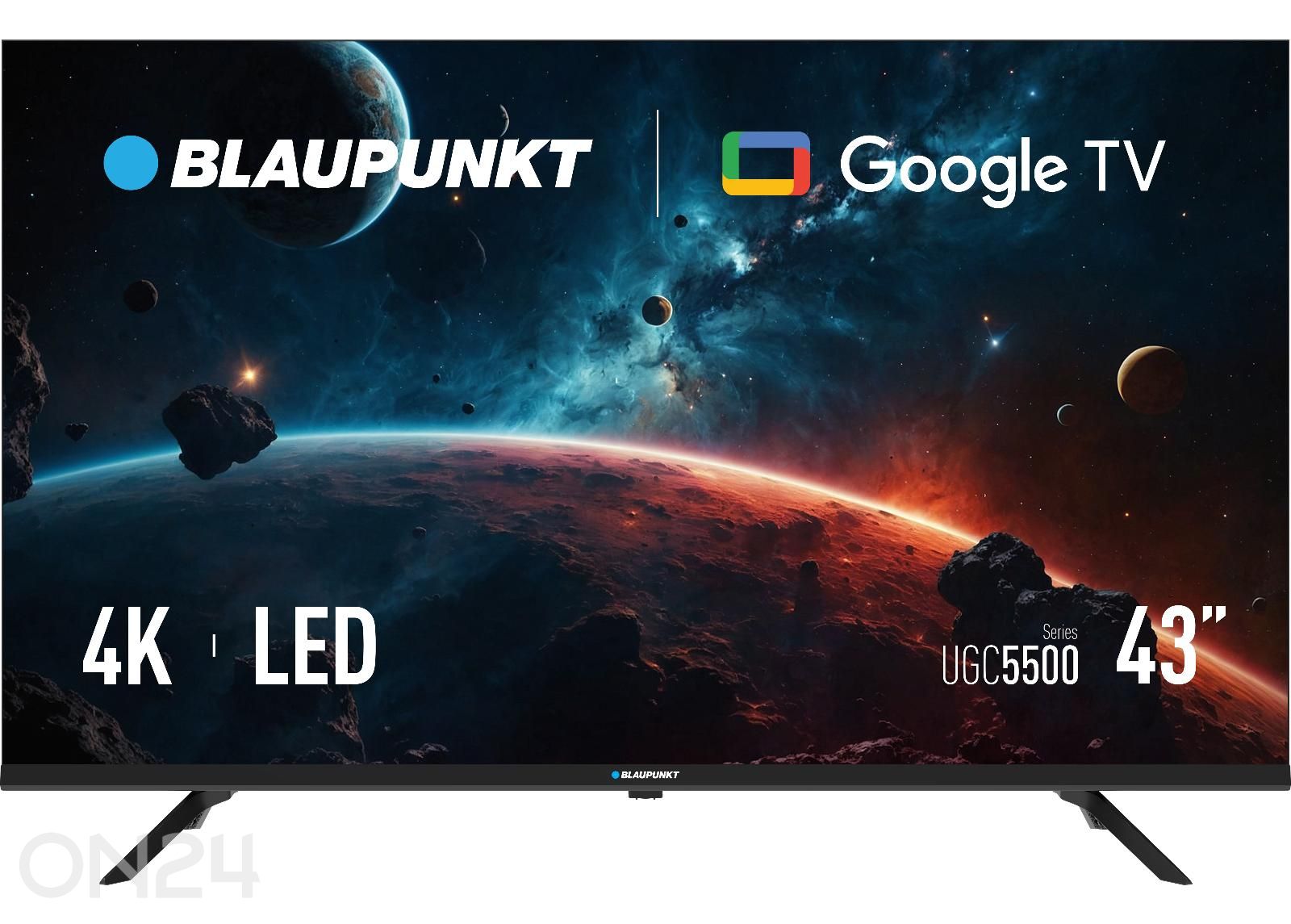 Teler Blaupunkt 43" (108cm) 4K Ultra HD Google TV suurendatud