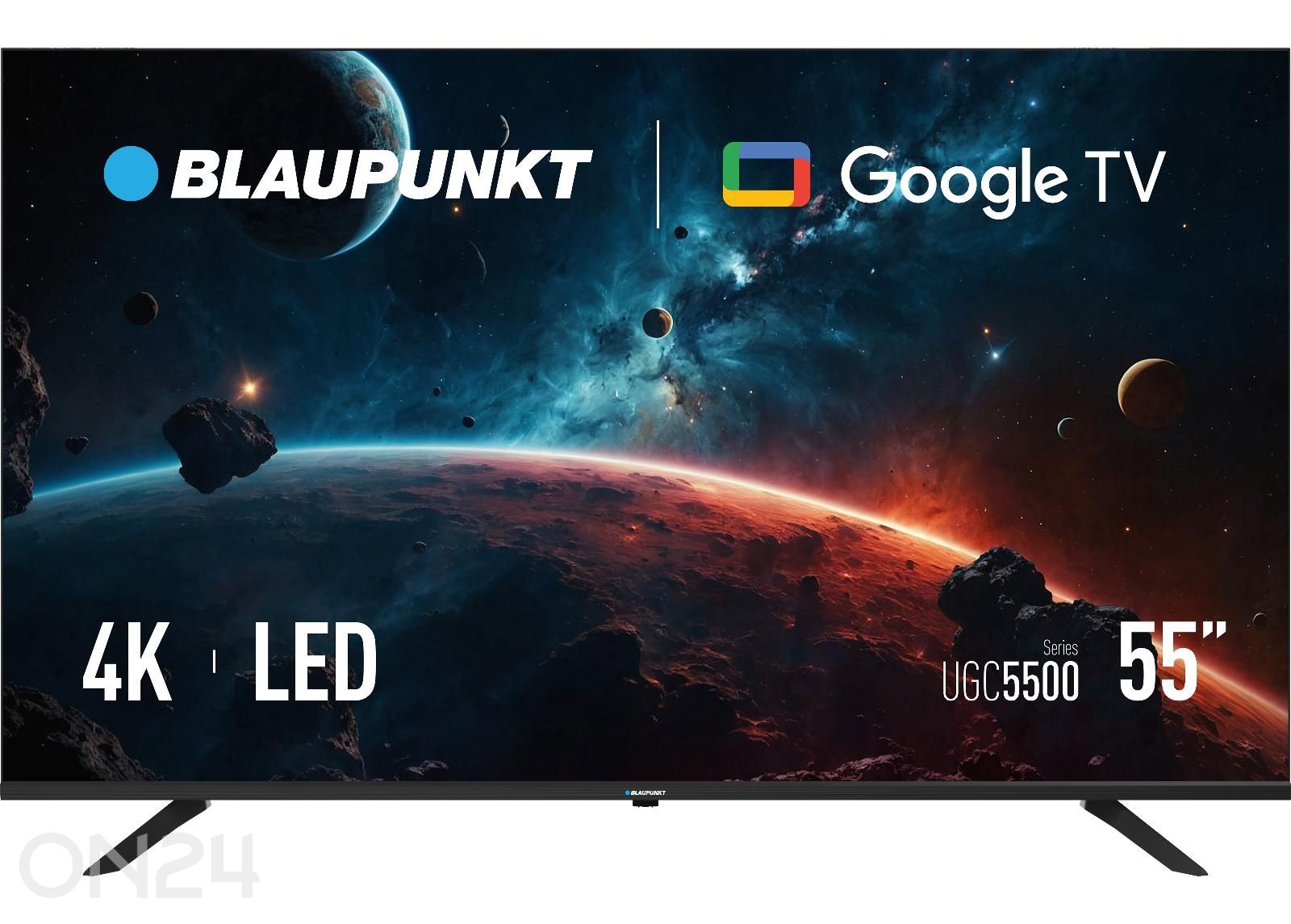 Teler Blaupunkt 55" (139cm) 4K Ultra HD Google TV suurendatud