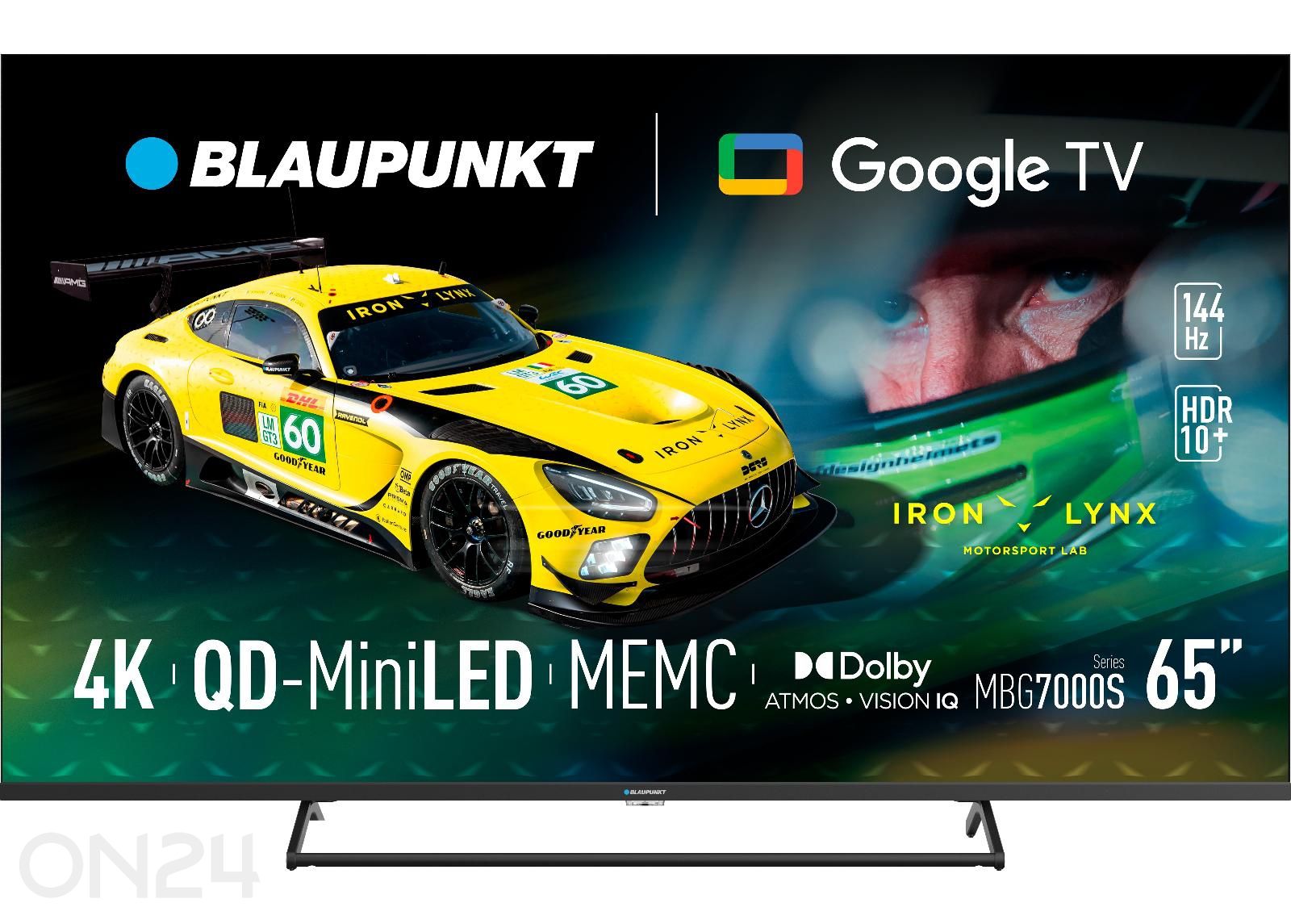 Teler Blaupunkt 65" (164cm) 4K Ultra HD 144Hz MiniLED Google TV, Dolby Vision, Dolby Atmos suurendatud