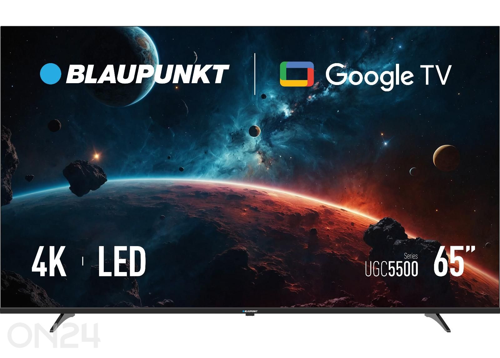 Teler Blaupunkt 65" (164cm) 4K Ultra HD Google TV suurendatud