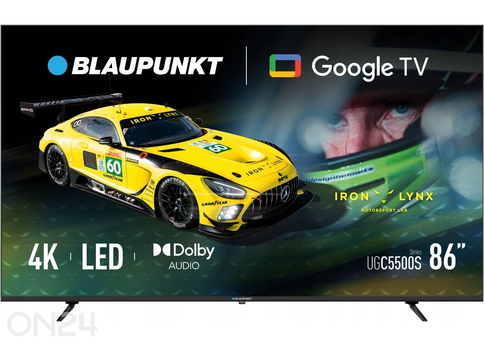 Teler Blaupunkt 86" (218 cm) 4K Ultra HD LED Google TV suurendatud