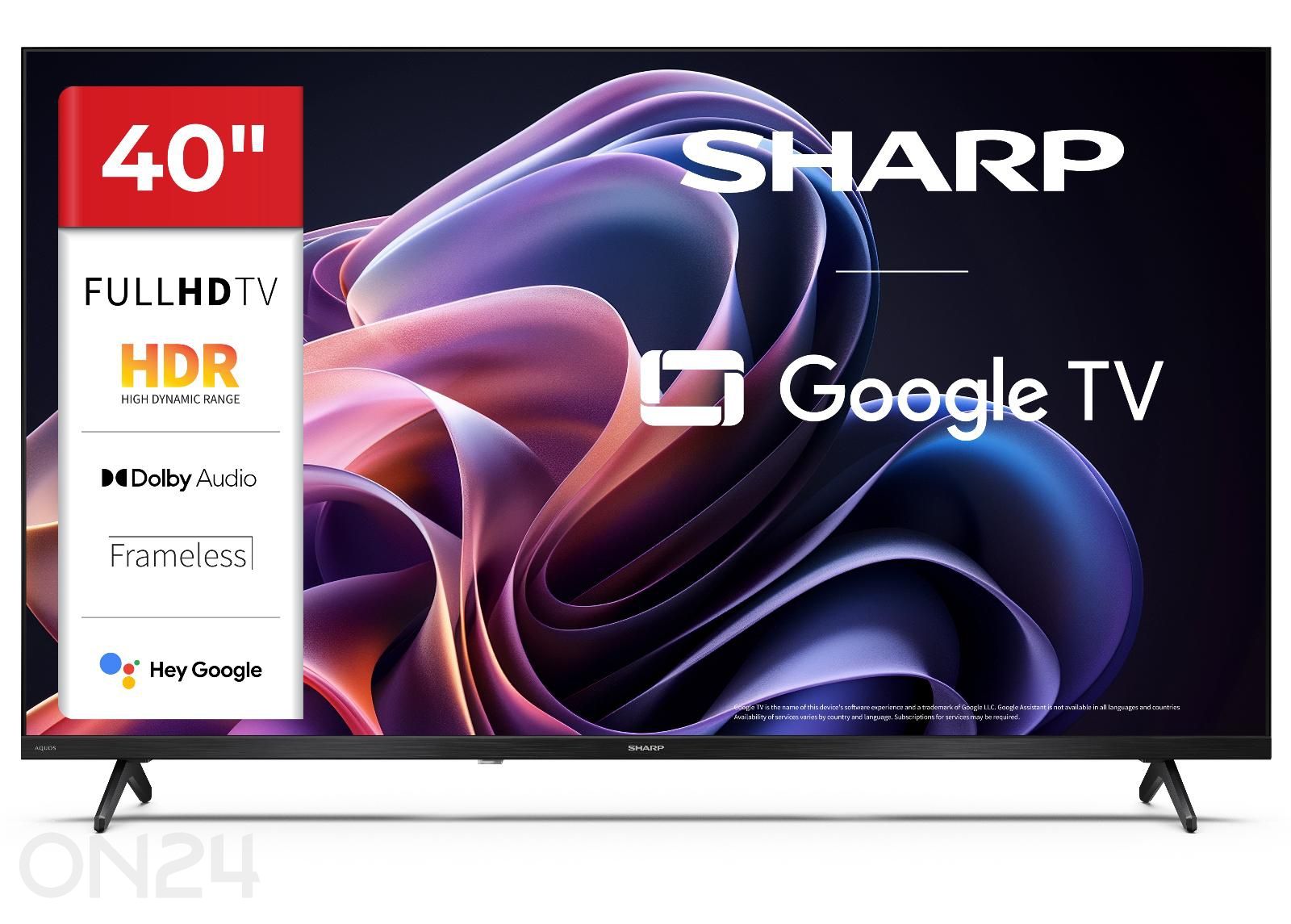 Teler Sharp 40" (101 cm) Full HD Google TV suurendatud
