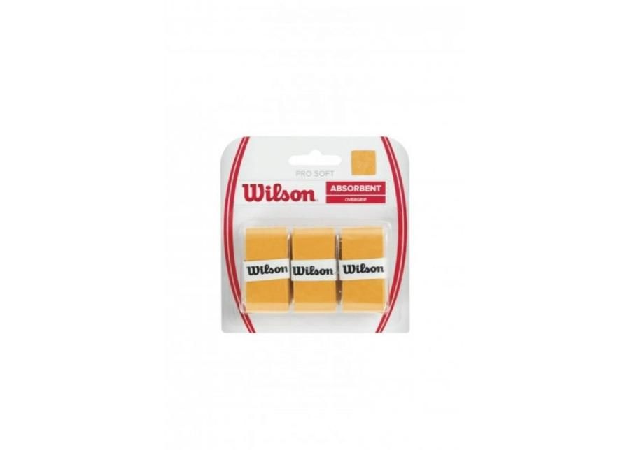 Tennisereketi käepideme teip Wilson Pro Soft Overgrip 3 tk suurendatud