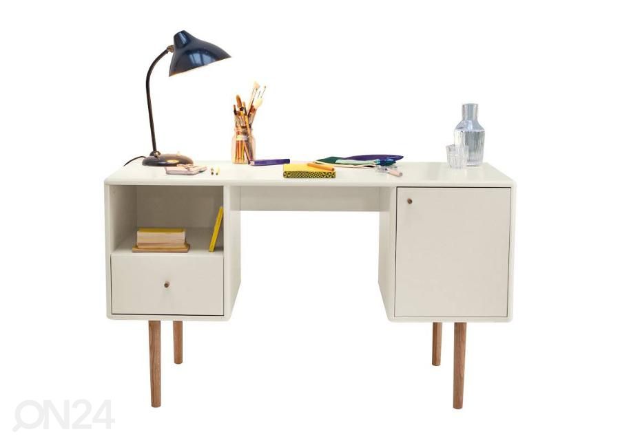 Tenzo kirjutuslaud Color Living valge suurendatud