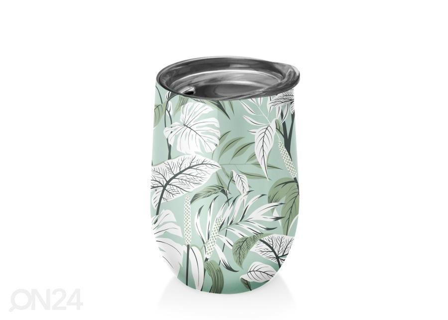 Termoskruus Bioloco Office Mint Leaves 420ml suurendatud