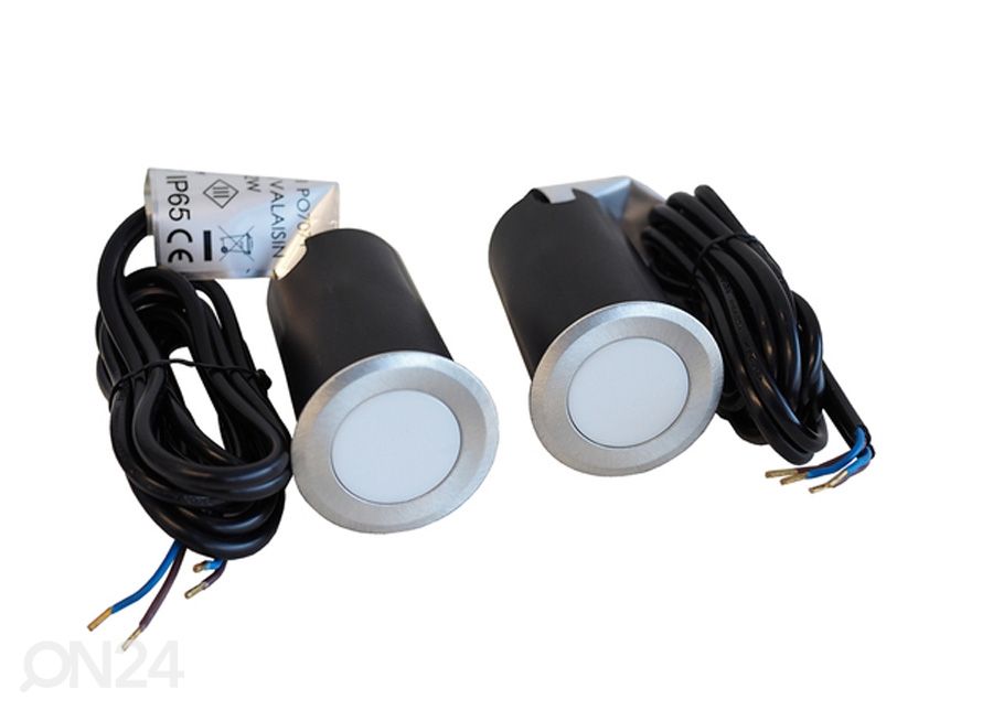 Terrassivalgustite komplekt 2 tk LED suurendatud