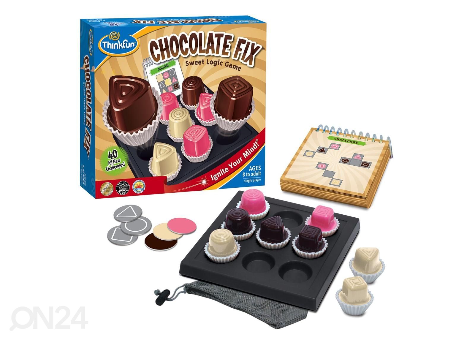 ThinkFun loogikamäng Šokolaadikarp suurendatud