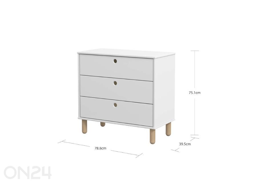 Thuka kummut Dagmar suurendatud mõõdud