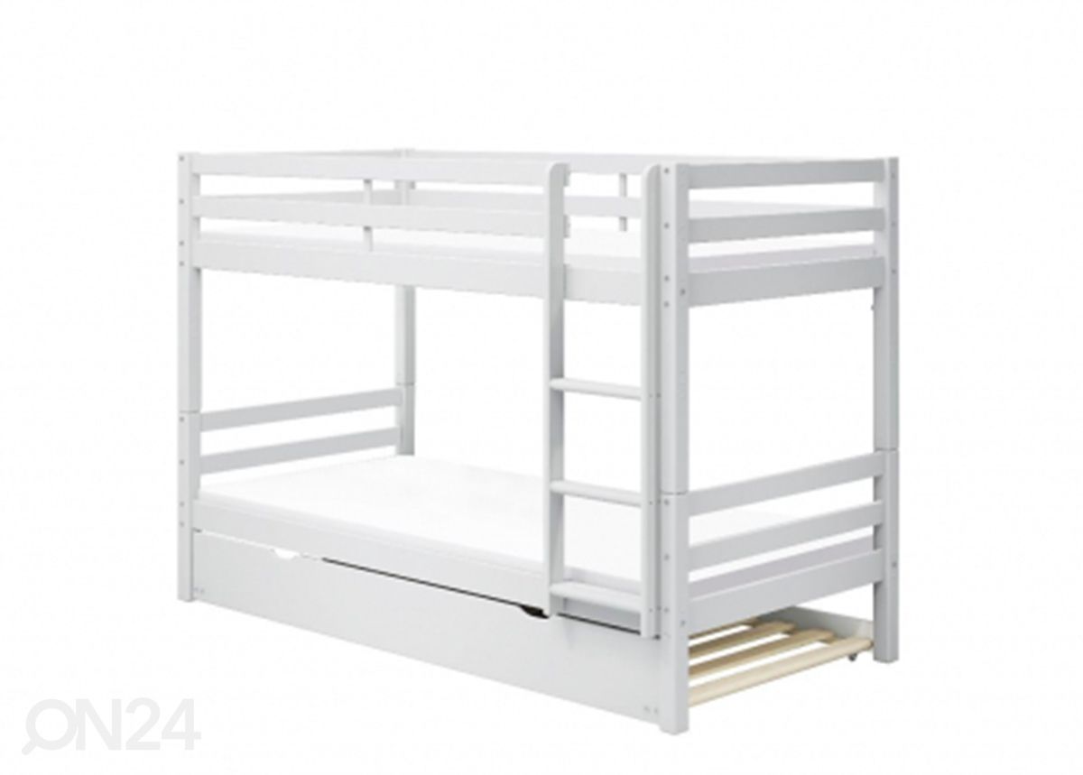 Thuka Narivoodi Actim külalistevoodiga, valge suurendatud