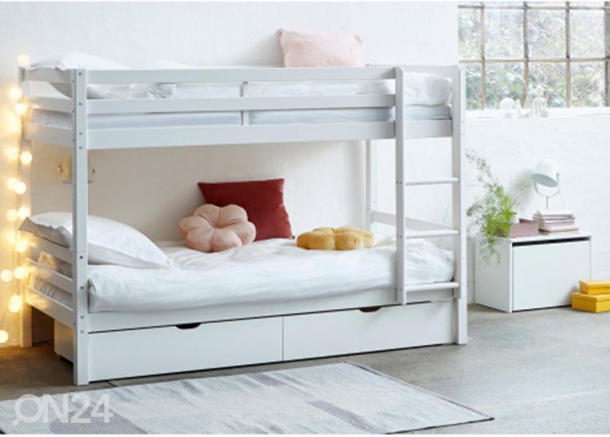 Thuka narivoodi Actim sahtlitega, valge suurendatud