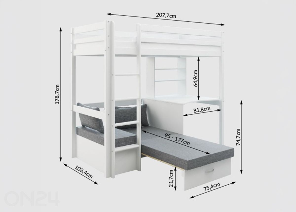 Thuka narivoodi Hit lahtikäiva mooduliga suurendatud mõõdud