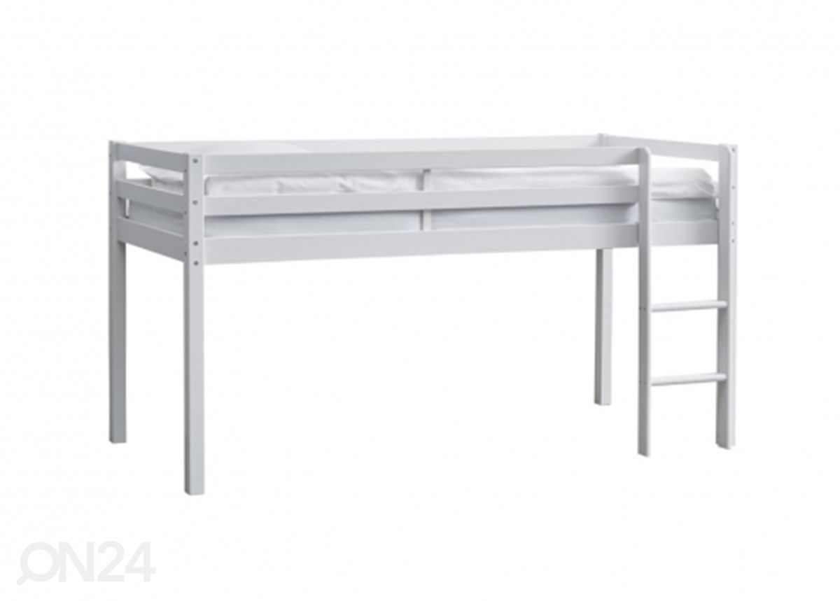 Thuka poolkõrge lastevoodi Actim, valge suurendatud