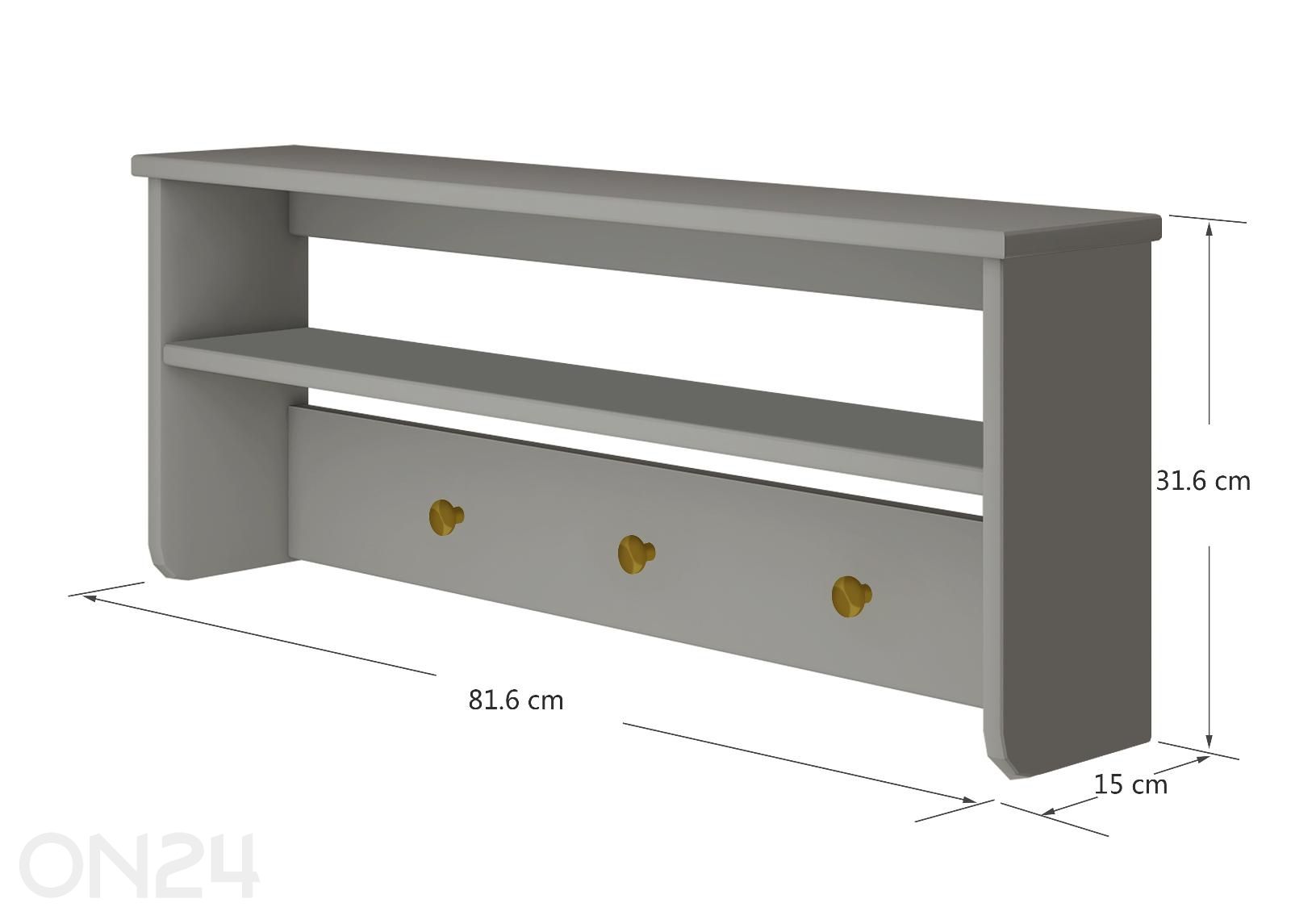 Thuka seinariiul Luna suurendatud mõõdud
