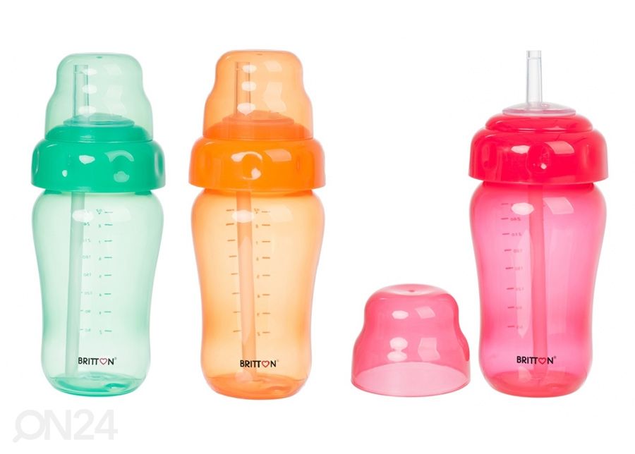 Tilgavaba kõrrepudel Britton 270 ml (3tk) suurendatud