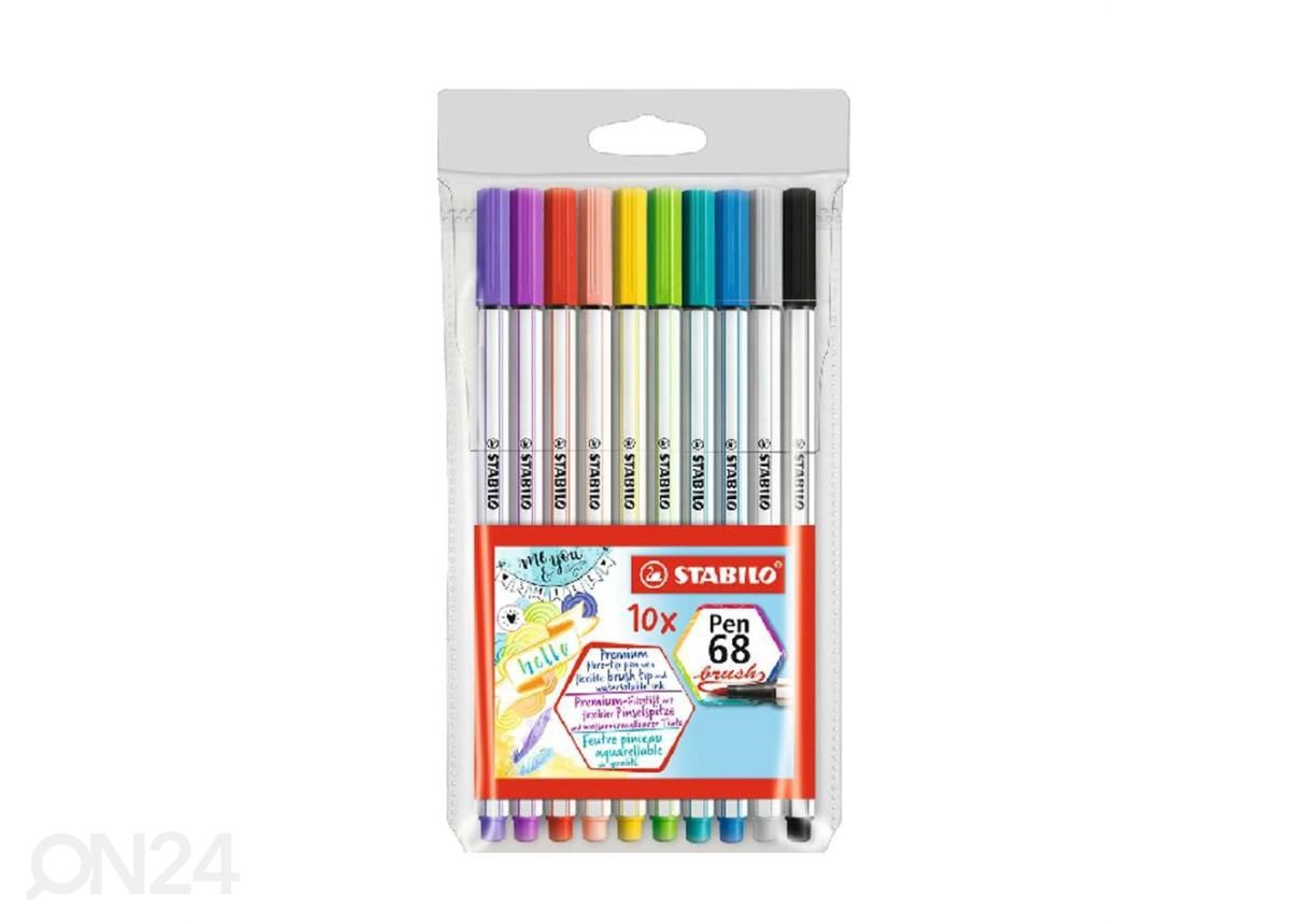 Tindipliiatsid Stabilo Pen 68 suurendatud