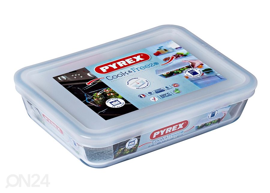 Toidukarp/ahjuvorm Cook&Freeze 0,8 L suurendatud