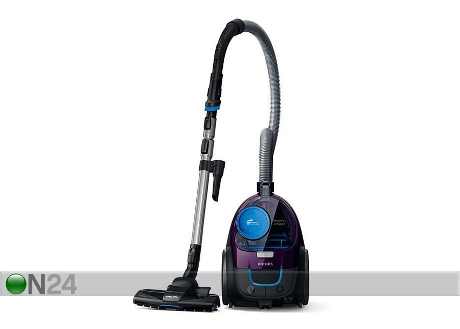 Tolmukotita tolmuimeja Philips PowerPro Compact suurendatud