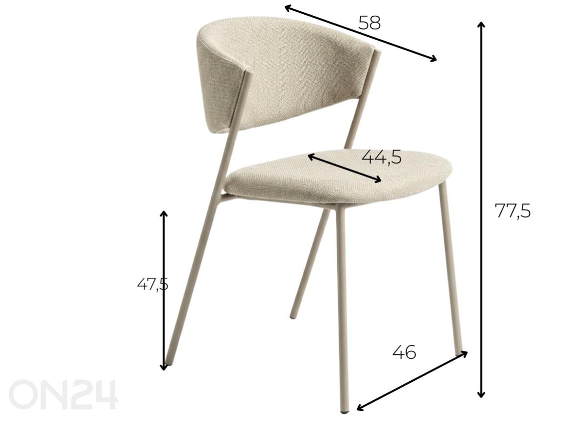 Tool Allora beež suurendatud mõõdud