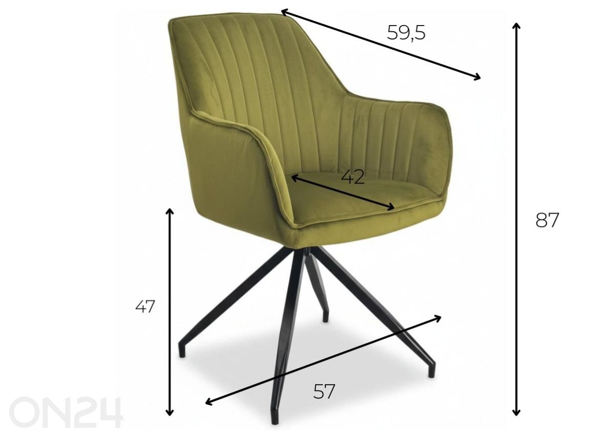 Tool Daley roheline suurendatud mõõdud