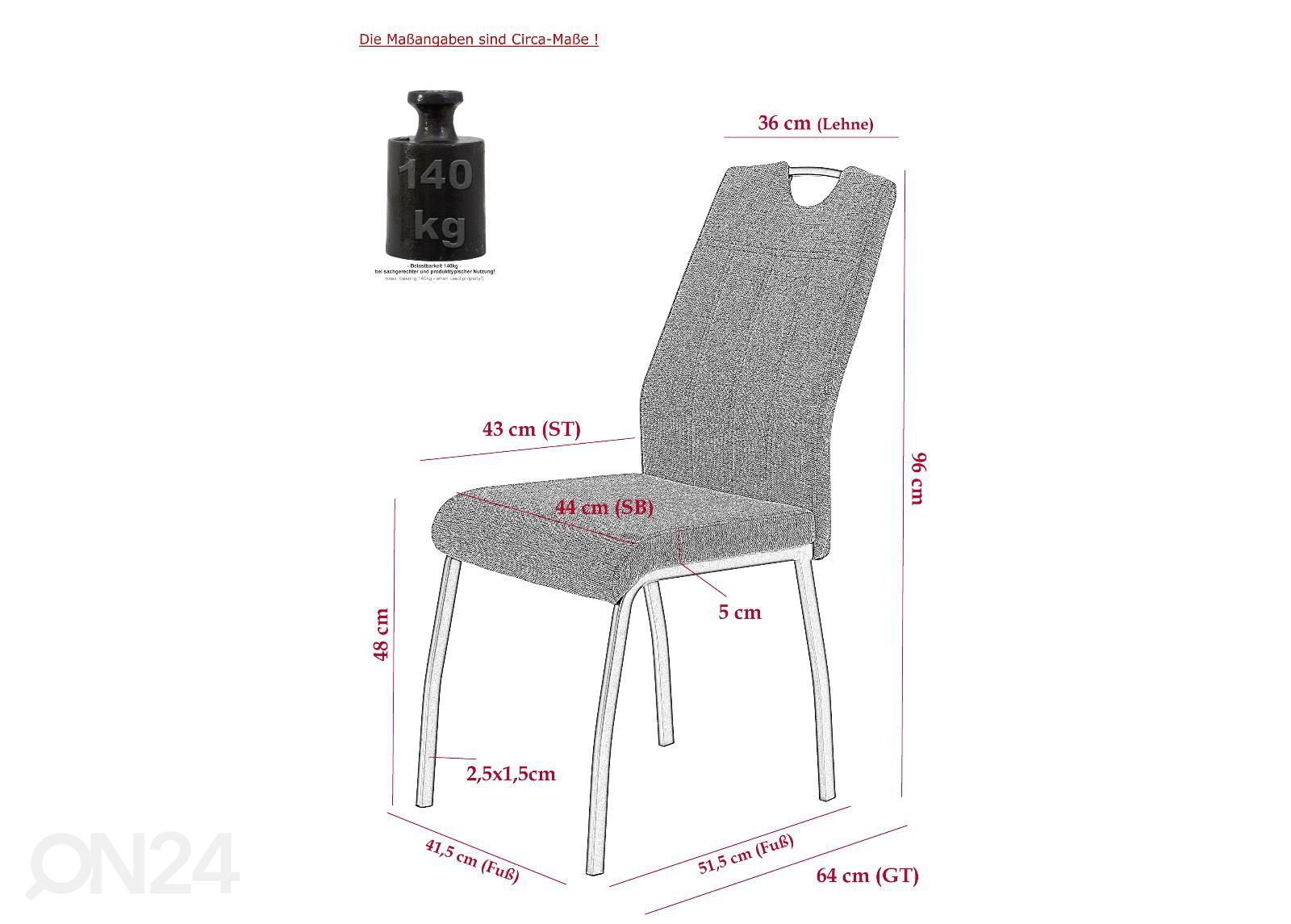 Toolid Elif II 2 tk suurendatud mõõdud