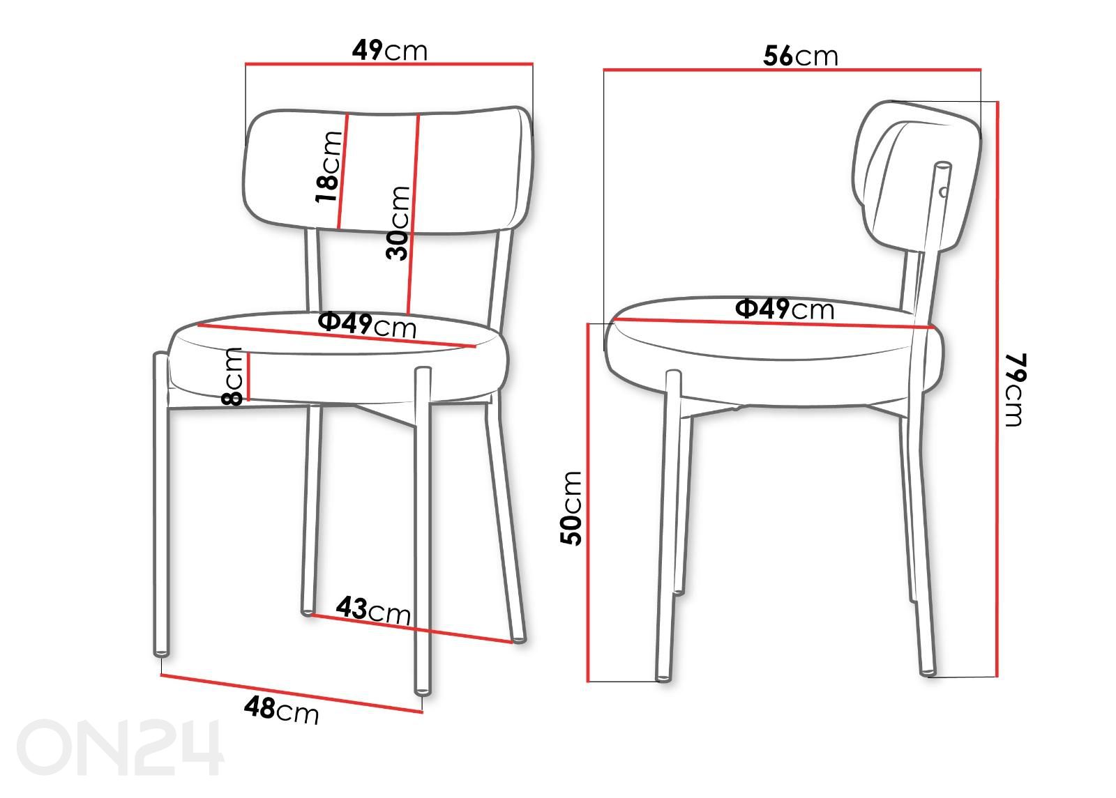 Toolid Muz, 2 tk suurendatud mõõdud