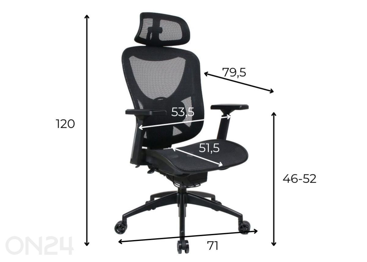 Töötool Max, must suurendatud mõõdud
