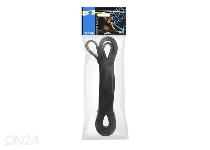 Treeningkumm One Fitness PB PRO must 32x4,5x2080 mm suurendatud