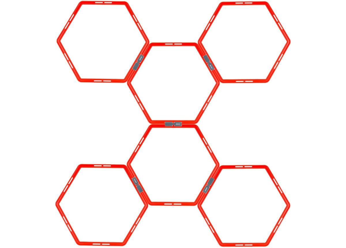 Treeningvahend koordinatsiooni harjutamiseks Hexagon 6-osaline Avento suurendatud