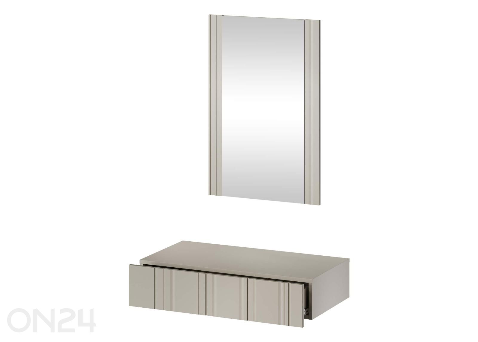 Tualettlaud peegliga Isla suurendatud