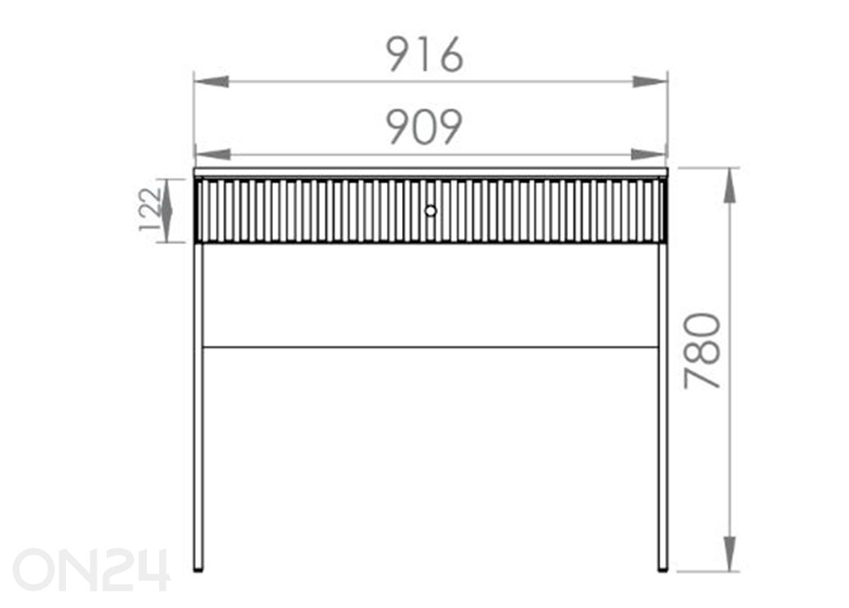 Tualettlaud Sophie suurendatud mõõdud