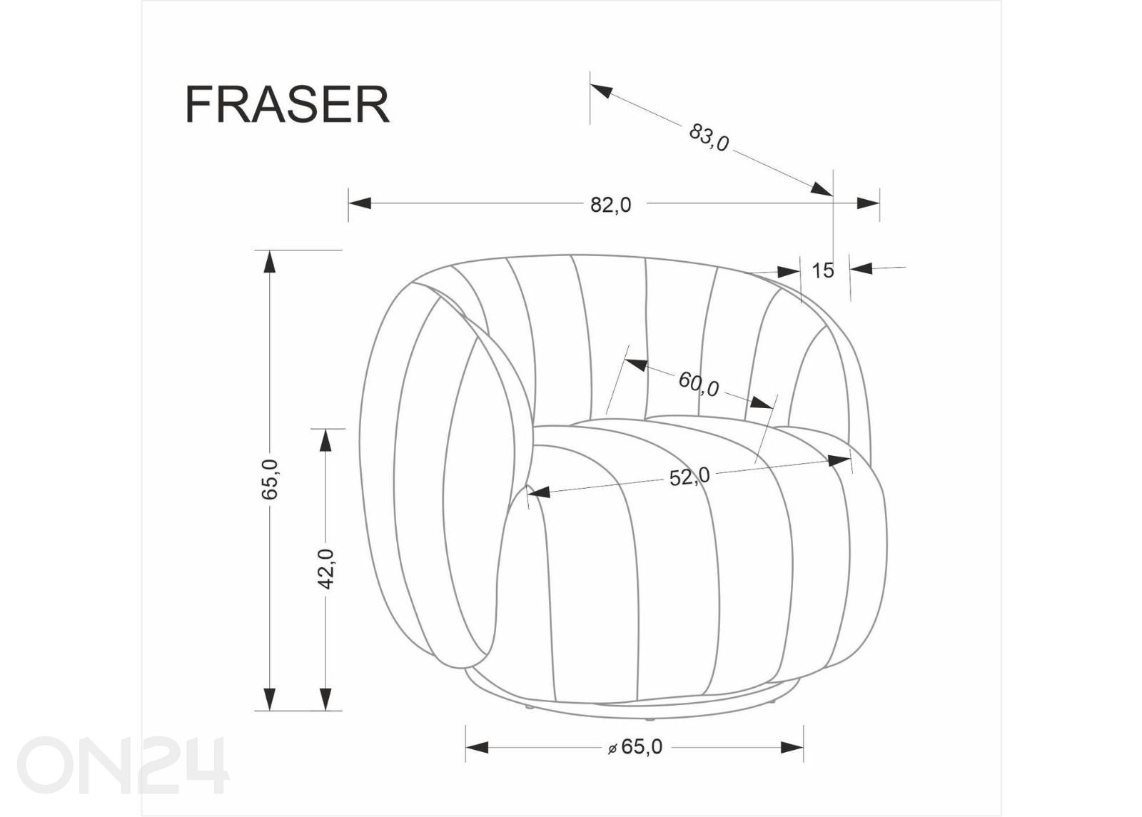 Tugitool Fraser suurendatud mõõdud