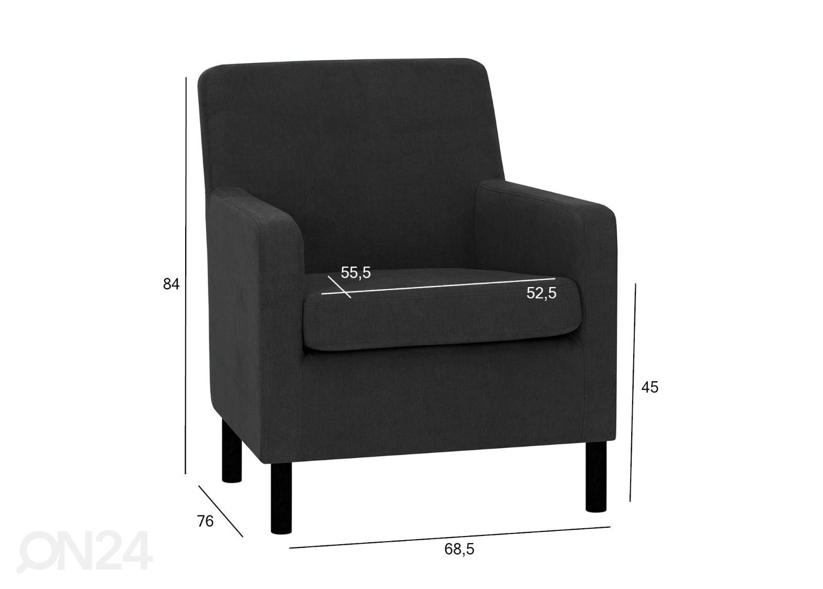 Tugitool Loone suurendatud mõõdud