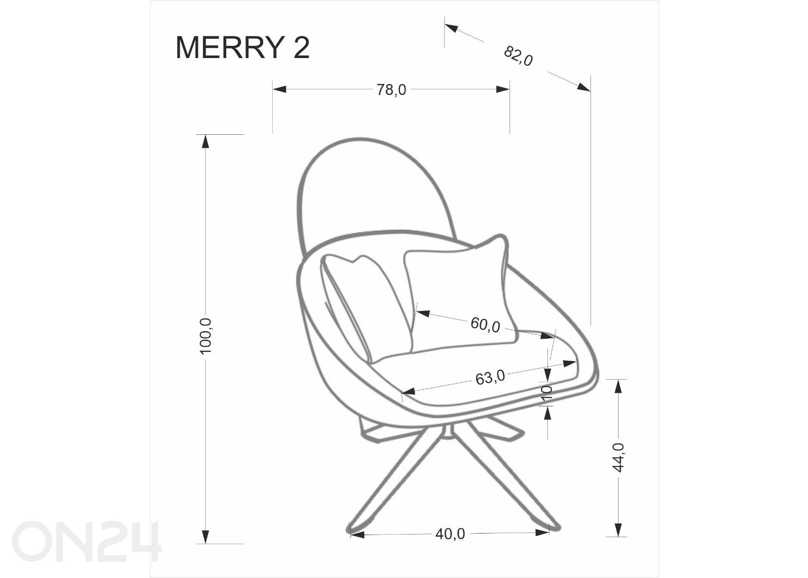Tugitool Merry 2 suurendatud mõõdud