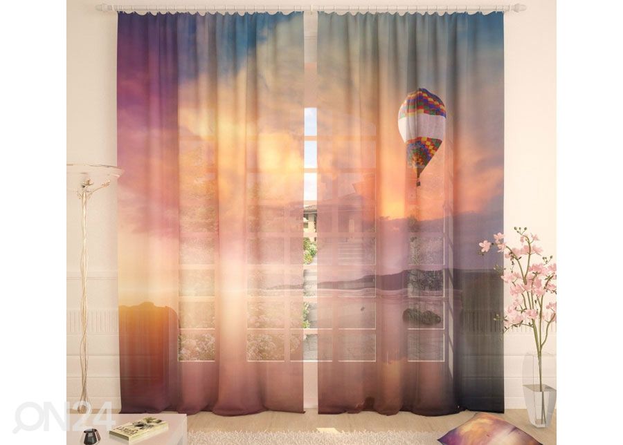 Tüllkardin Balloon and Ocean 400x260 cm suurendatud