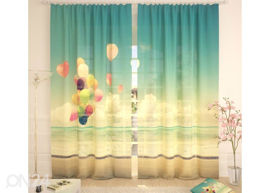 Tüllkardin Balloons 400x260 cm suurendatud