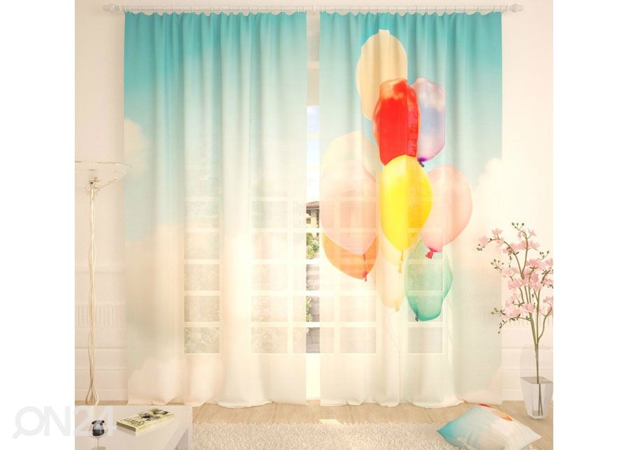 Tüllkardin Balloons II 400x260 cm suurendatud