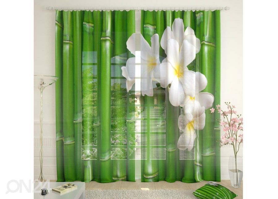 Tüllkardin Bamboo 400x260 cm suurendatud