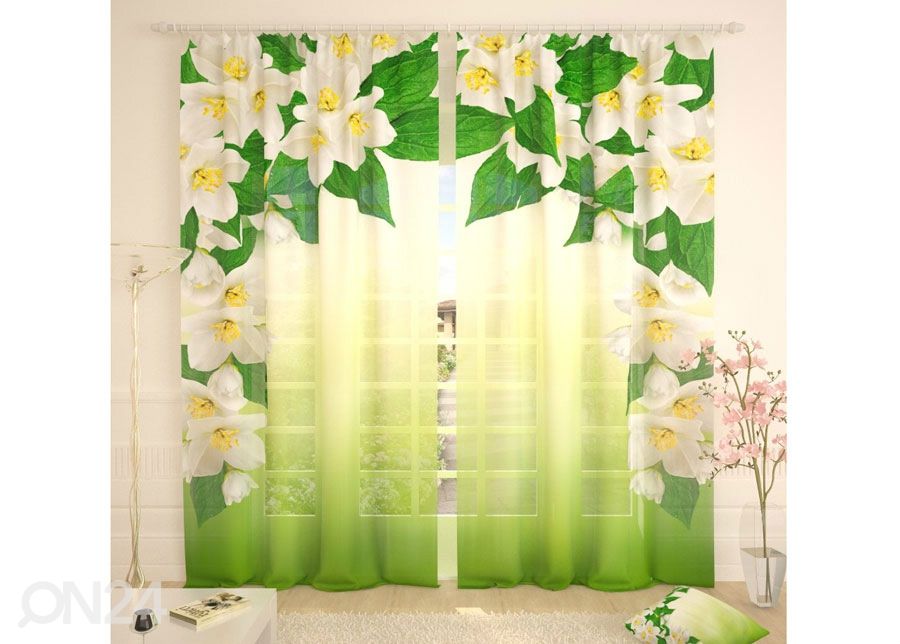 Tüllkardin Hug of Jasmine 400x260 cm suurendatud