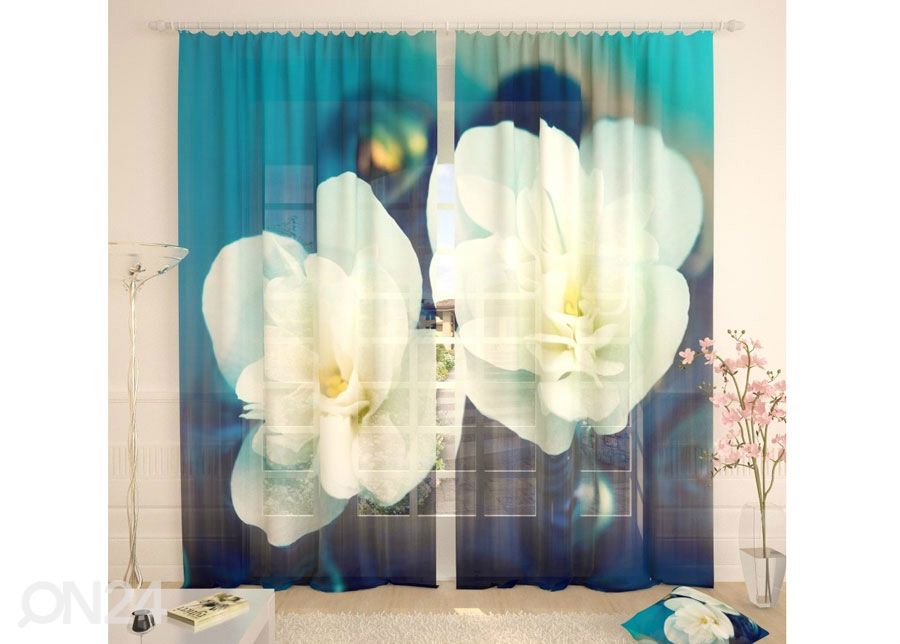 Tüllkardin Jasmine 400x260 cm suurendatud