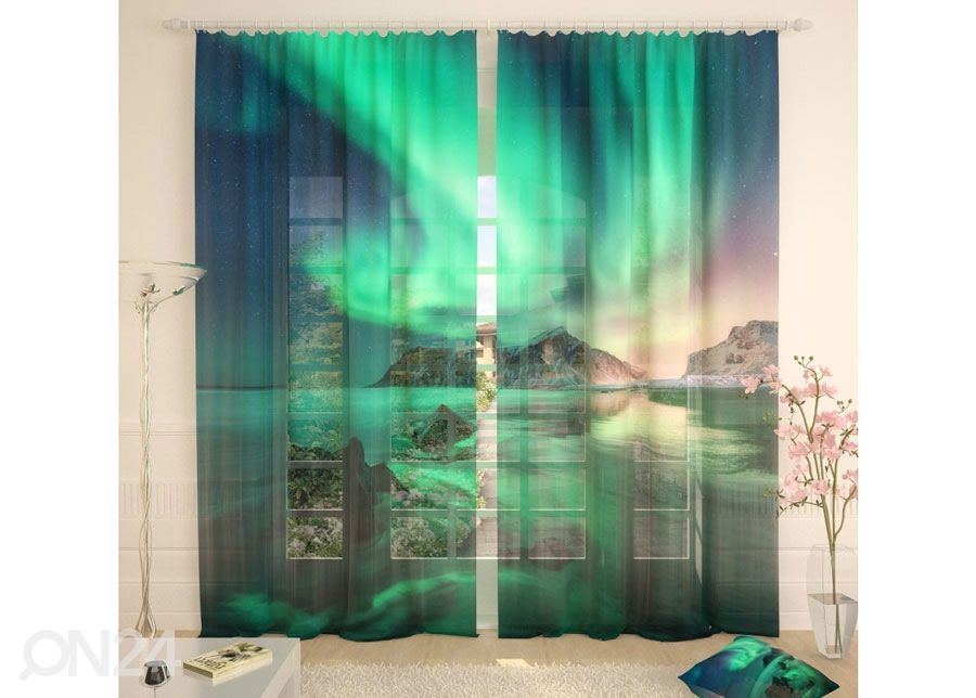 Tüllkardin Northern Lights 400x260 cm suurendatud