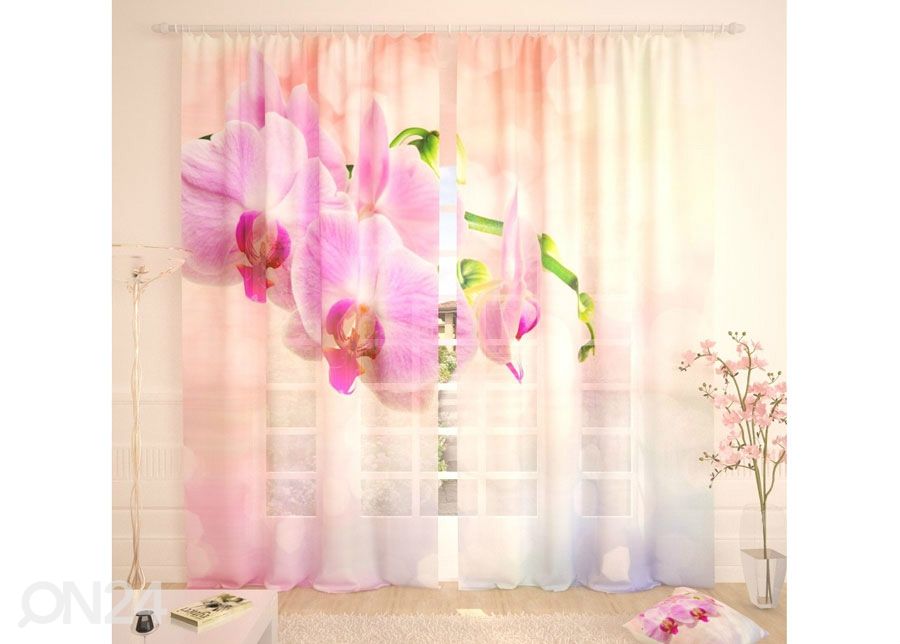 Tüllkardin Pink Orchid 400x260 cm suurendatud