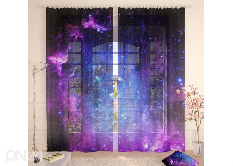 Tüllkardin Purple Sky 400x260 cm suurendatud