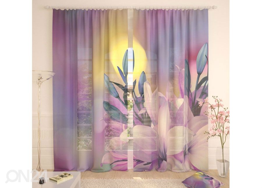 Tüllkardin Soft Lily 400x260 cm suurendatud