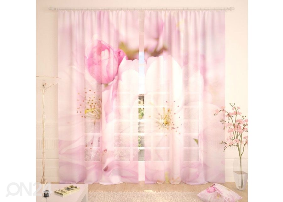 Tüllkardin Soft Sakura 400x260 cm suurendatud