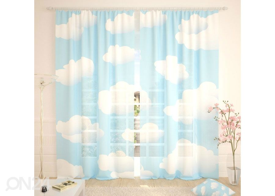 Tüllkardin White Clouds 400x260 cm suurendatud